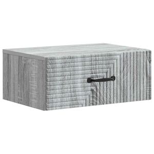 vidaXL Спален шкаф с монтаж на стена Сива сонома 49 x 34,5 x 20 см