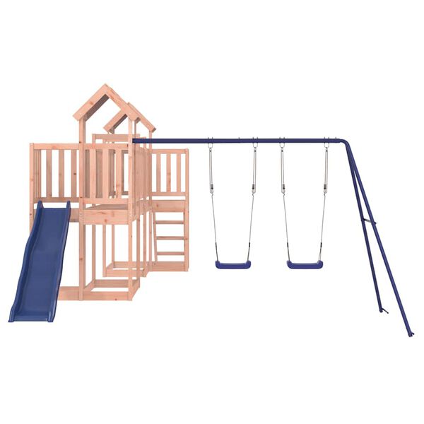 vidaXL Комбинирано детско съоръжение, масивна дугласка дървесина