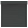 vidaXL Външна ролетна щора, алуминий, 100x100 см, антрацит