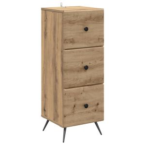vidaXL Чекмеджетен шкаф 33 x 34,5 x 90 см Инженерна дървесина