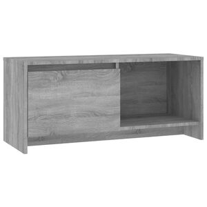 vidaXL ТВ шкаф, сив сонома, 90x35x40 см, ПДЧ