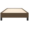 vidaXL Рамка за легло без матрак, тъмнокафява, 90x190 см, плат