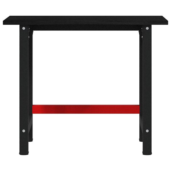 vidaXL Работна маса тъмнокафяв 100x60x81,5 см дъб масив