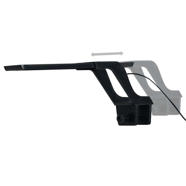 vidaXL LED лампа за аквариум със скоба, 25-45 см, синьо и бяло