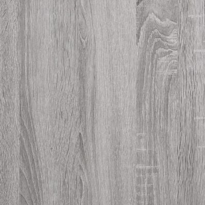 vidaXL Сайдборд, сив сонома, 100x35,5x60 см, инженерно дърво
