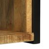 vidaXL Стенен куб Кафяво 55 x 35 x 40 см Солидно мангово дърво
