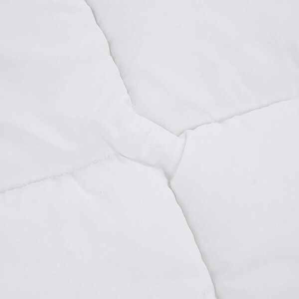 vidaXL Протектор за матрак, бял, 90x220 см