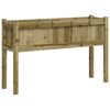 vidaXL Градинска кашпа с крака, 110x31x70 см, импрегниран бор
