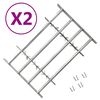 vidaXL Регулируеми решетки за прозорци, 2 бр, 1000-1500 мм