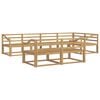 vidaXL Комплект дивани за открито 8 pcs Бяло 325 x 166,5 x 73 см