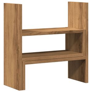 vidaXL Органайзер за бюро, дъб артизан, 40x17x41 см, инженерно дърво