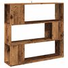 vidaXL Шкаф за книги/разделител на стаи Старо дърво 100x24x94 cm