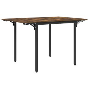 vidaXL Разширяема трапезна маса 120 x 81,5 x 75 см Инженерна дървесина
