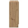 vidaXL Библиотека, дъб артизан, 82,5x30,5x80 см, инженерно дърво