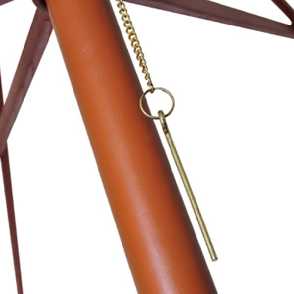 vidaXL Чадър за слънце, 300х258 см, пясъчнобял