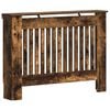 vidaXL Калъф за радиатор Опушен дъб 112 x 19 x 81,5 cm