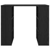 vidaXL Бюро с рафт Черния дъб 90 x 50 x 75 см Инженерно дърво