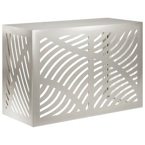 vidaXL Покритие за климатик Сребристо 90 x 40 x 60 см