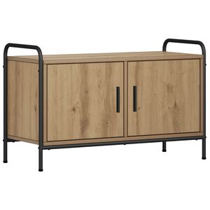 vidaXL ТВ шкаф 79,5 x 33 x 50 см Дъб артизан Инженерна дървесина