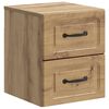 vidaXL Спален шкаф с монтаж на стена Дъб артизан 34,5 x 33 x 40 см