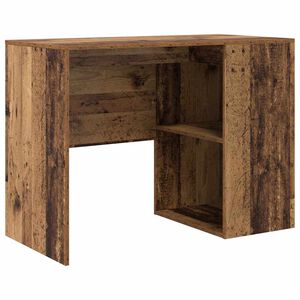 vidaXL Бюро Старо дърво Инженерна дървесина 102 x 50 x 75 см