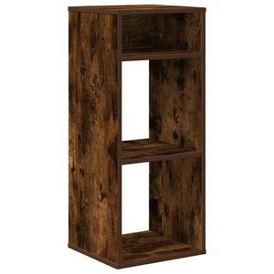 vidaXL Библиотека, опушен дъб, 34x31x80 см, инженерно дърво