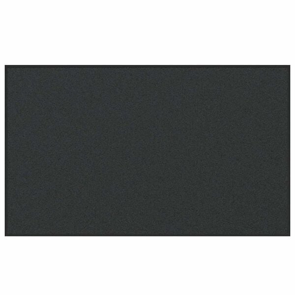 vidaXL Мат за врата Друг Черно 90 x 150 cm Полипропилен и винил