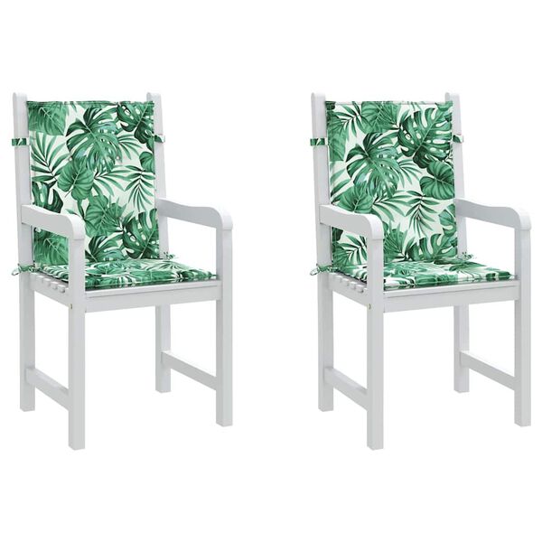 vidaXL Възглавници за столове Друг 2 pcs На листа 100 x 50 x 3 cm