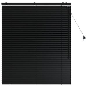 vidaXL Венецианска щора Черно 105 x 130 cm 35 mm