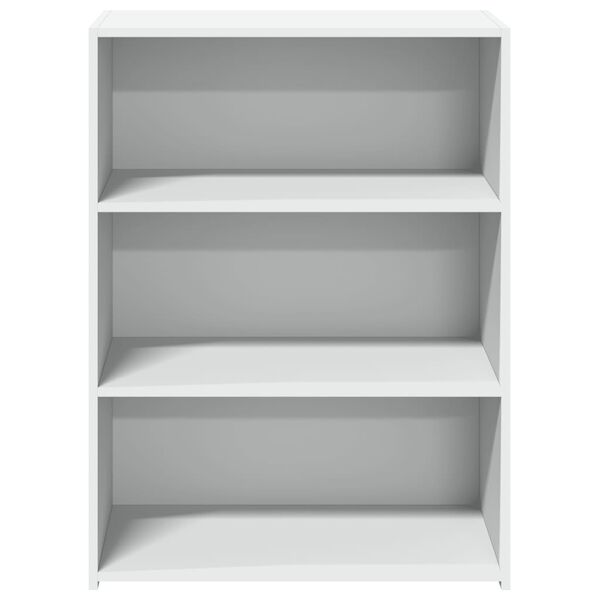 vidaXL Бюфет, бял, 70x41x93 см, инженерно дърво