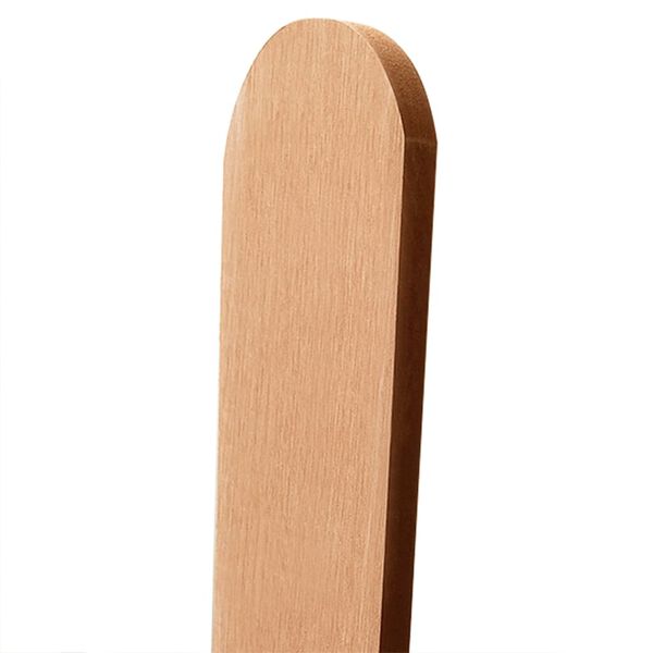 vidaXL Дъсчена ограда, WPC, 200x120 см