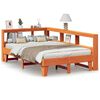 vidaXL Легло с етажерка за книги, без матрак, 120x200 см, бор масив