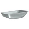 vidaXL Подмяна на чиния за количка Сребристо 80 x 60 x 25 см