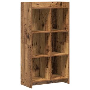 vidaXL Библиотека Старо дърво 59 x 30 x 111 см Инженерна дървесина