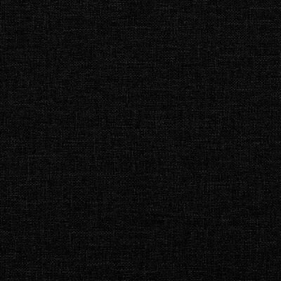 vidaXL Табуретка, черна, 77x55x31 см, плат