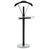 vidaXL Стояща закачалка за костюм, 45x35x107 см, черно и сиво