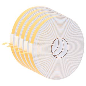 vidaXL Самоотлепваща се пяна лента 5 бр. Бяло 20mm x 10m CR пяна