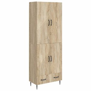 vidaXL Комплект шкафове 2 pcs 66 х 34,5 х 95 см Инженерна дървесина