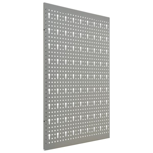 vidaXL Стенни панели за инструменти, 4 бр, 40x58 см, стомана