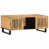 vidaXL Маса за кафе, 100x55x40 см, масивно грубо мангово дърво