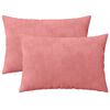 vidaXL Калъфка за възглавница 2 pcs HEERLEN Розово 50 x 70 cm Кадифе