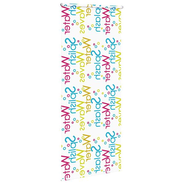 vidaXL Ролетна щора за баня 100x240 см Ширина на плата 96 см