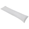 vidaXL Странична възглавница за тяло, 40x145 cм, сива