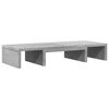 vidaXL Регулируема поставка за монитор, бетонно сива, 60x24x10,5 см