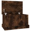 vidaXL Кутия за съхранение, опушен дъб, 50x30x28 см, инженерно дърво