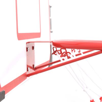 vidaXL Комплект баскетболно табло за стенен монтаж от пет части