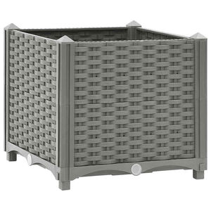 vidaXL Повдигнато легло 40x40x38 см полипропилен