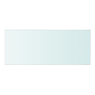 vidaXL Плоча за рафт, прозрачно стъкло, 50 x 20 см
