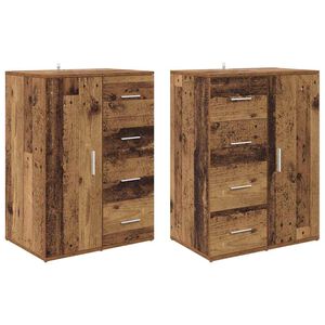 vidaXL Скейдбордове Corona 2 pcs Старо дърво 59 x 39 x 80 см