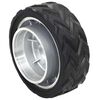 vidaXL Резервно колело за количка &Oslash;19,5x10 см алуминий и гума